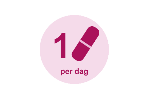 1 tablet per dag
